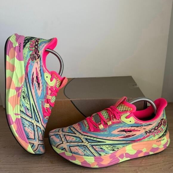 ASICS Noosa Tri 15 Avant Garde “Lime Green” Women Running Sneakers - SZ 11 - Picture 1 of 14